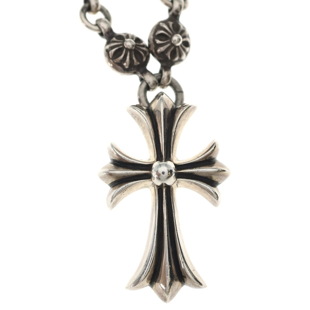 CHROME HEARTS(クロムハーツ) #1 CRSBL CHN SML CH CRS クロスボールチェーン スモールCHクロス ネックレス シルバー BCA193