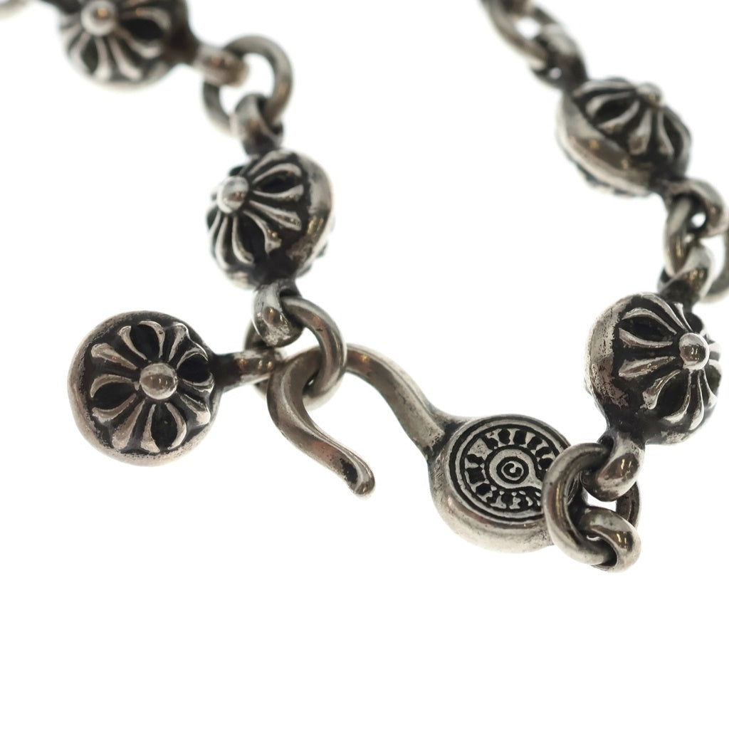 CHROME HEARTS(クロムハーツ) #1 CRSBL CHN SML CH CRS クロスボールチェーン スモールCHクロス ネックレス シルバー BCA193