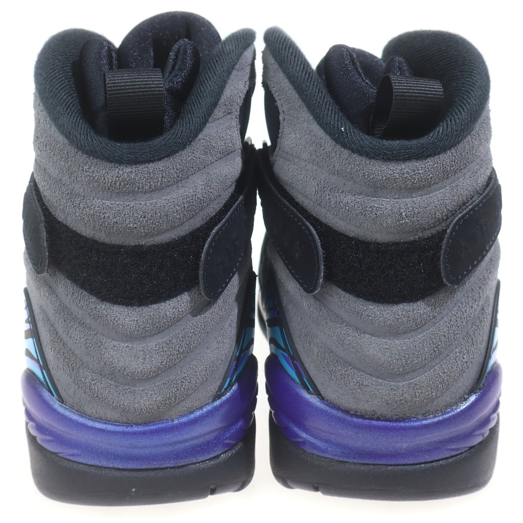 NIKE(ナイキ) AIR JORDAN 8 RETRO AQUA エアジョーダン 8 アクア ハイカットスニーカー ブラック US8.5/26.5cm 305381-006