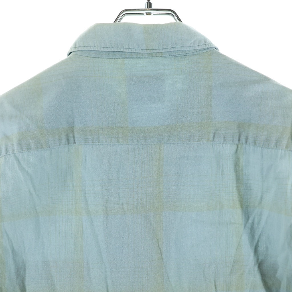 VINTAGE(ヴィンテージ) 60S VINTAGE WASHINGTON DEE CEE S/S OMBRE CHECK SHIRT ヴィンテージ USA製 半袖オンブレチェックシャツ ブルー