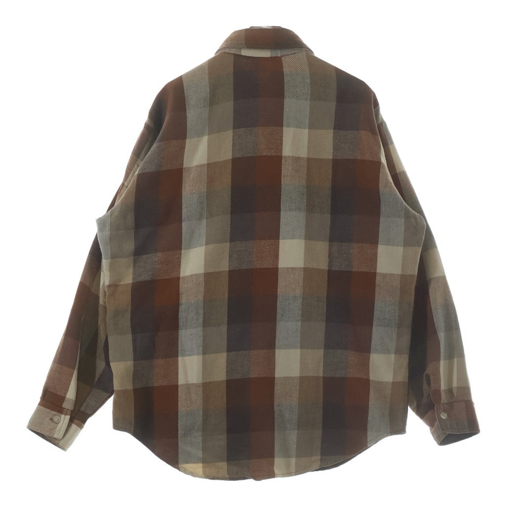 VINTAGE(ヴィンテージ) 70S VINTAGE MONTGOMERY WARD L/S FLANNEL SHIRT ヴィンテージ モンゴメリーワード チェック柄 長袖フランネルシャツ ブラウン