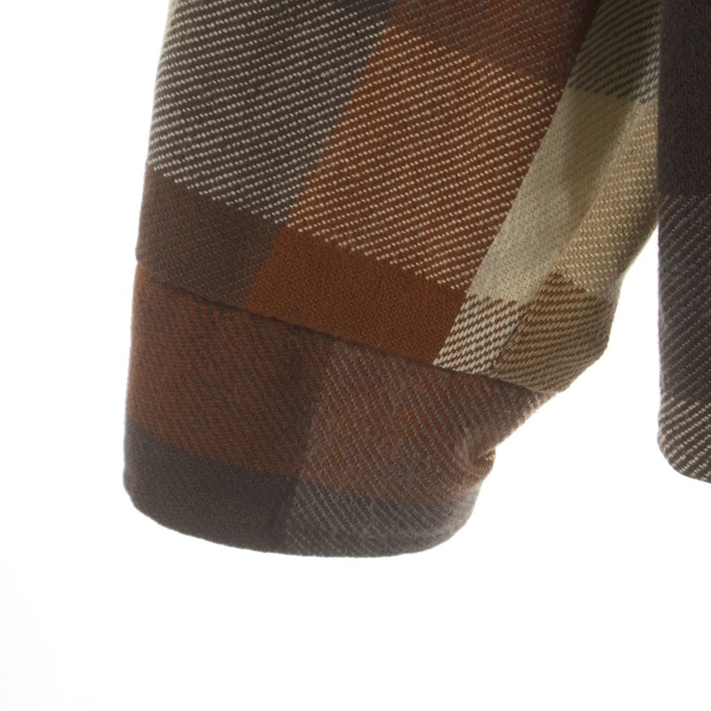 VINTAGE(ヴィンテージ) 70S VINTAGE MONTGOMERY WARD L/S FLANNEL SHIRT ヴィンテージ モンゴメリーワード チェック柄 長袖フランネルシャツ ブラウン