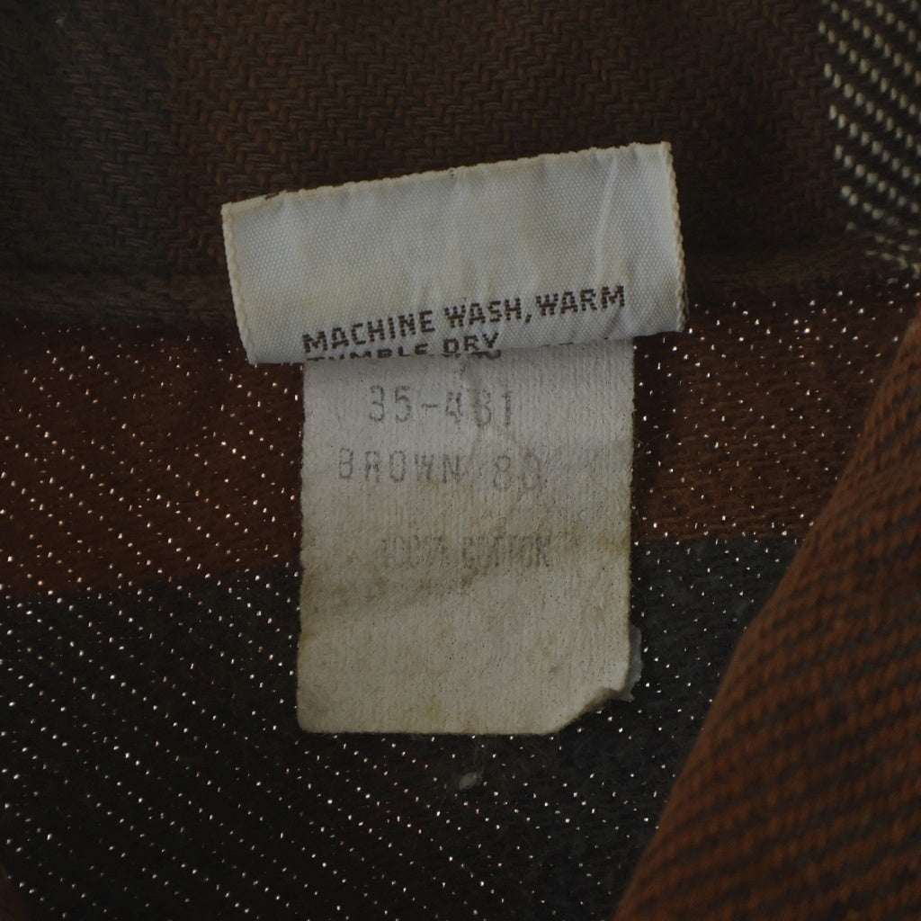 VINTAGE(ヴィンテージ) 70S VINTAGE MONTGOMERY WARD L/S FLANNEL SHIRT ヴィンテージ モンゴメリーワード チェック柄 長袖フランネルシャツ ブラウン