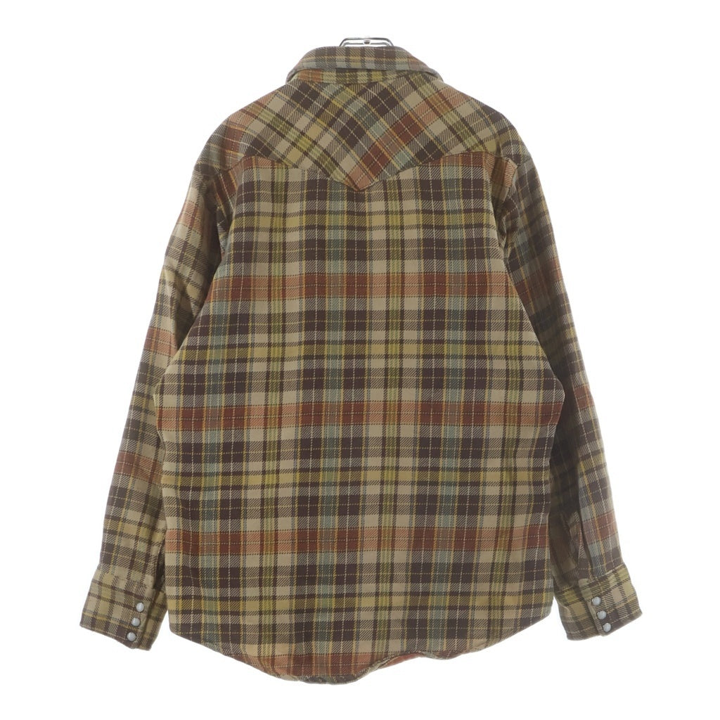 VINTAGE(ヴィンテージ) 70S VINTAGE BIG MAC JC PENNY L/S FLANNEL WESTERN SHIRT ヴィンテージ ビックマック JCペニー チェック柄 長袖フランネル ウェスタンシャツ ブラウン