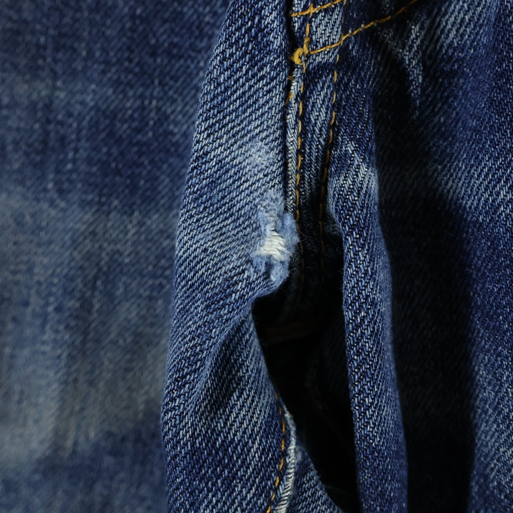 Levi's(リーバイス) 90S 551-0006 551ZXX ヴィンテージ 1961モデル復刻 USA製 BIGE ボタン裏刻印555 バレンシア工場 ジップフライ テーパードデニムパンツ インディゴ