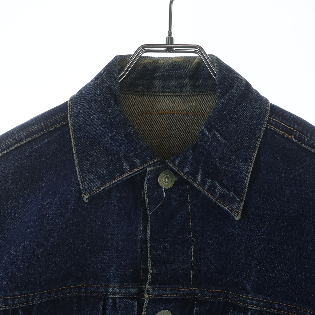 Levi's(リーバイス) 50S VINTAGE 507XX 2nd ヴィンテージ ボタン裏無刻印 両面タブ BIGE 均等V デニムトラッカージャケット インディゴ