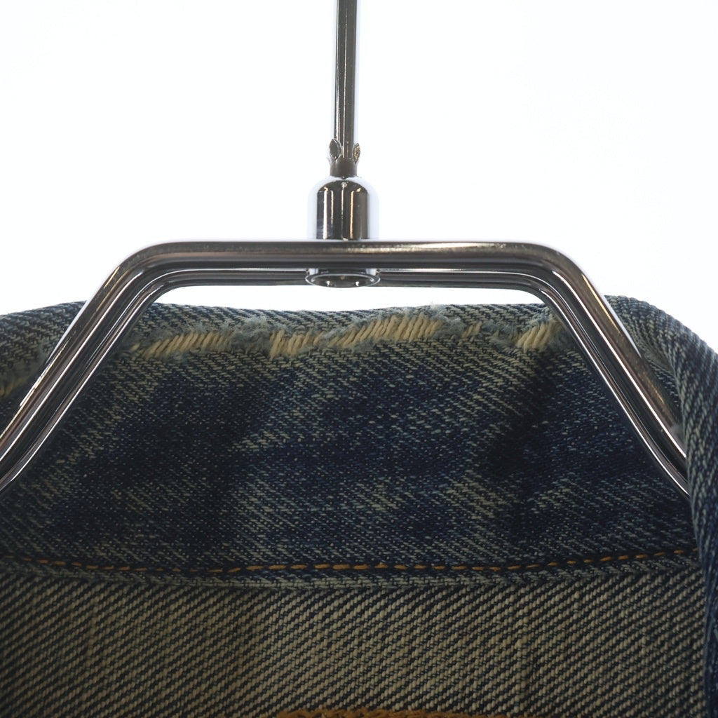 Levi's(リーバイス) 50S VINTAGE 507XX 2nd ヴィンテージ ボタン裏無刻印 両面タブ BIGE 均等V デニムトラッカージャケット インディゴ