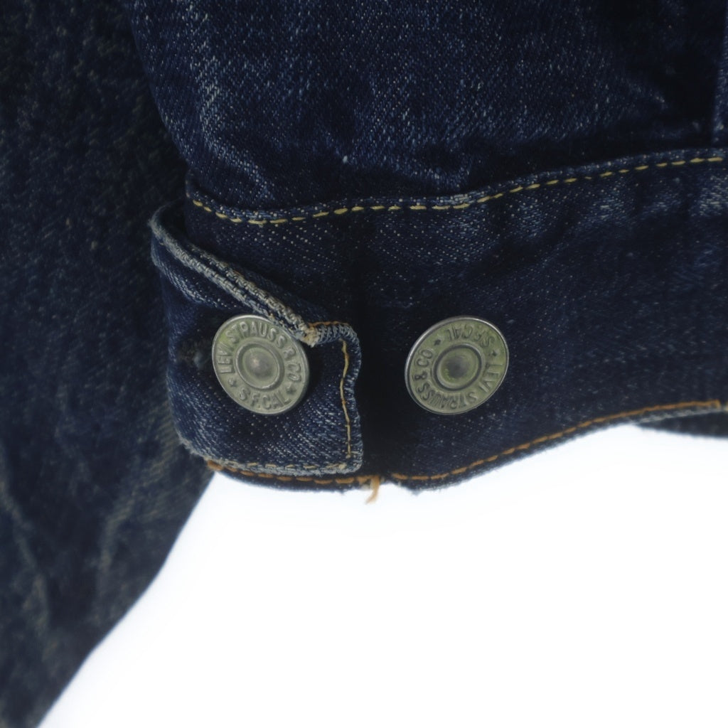 Levi's(リーバイス) 50S VINTAGE 507XX 2nd ヴィンテージ ボタン裏無刻印 両面タブ BIGE 均等V デニムトラッカージャケット インディゴ
