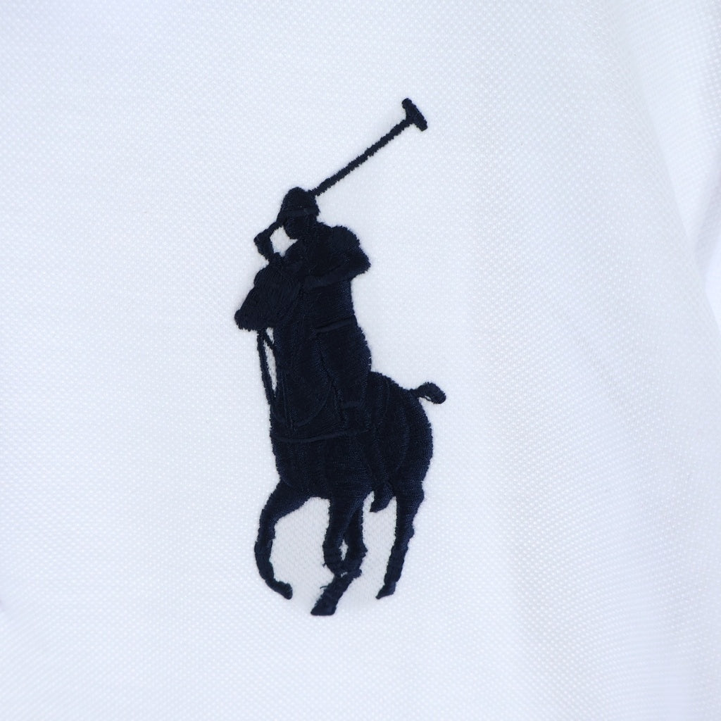 POLO RALPH LAUREN(ポロラルフローレン) ビッグポニー刺繍 半袖ポロシャツ ホワイト