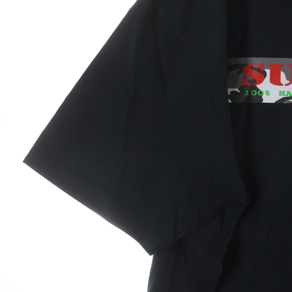 SUPREME(シュプリーム) 25SS Hardcore Tee ハードコア プリント クルーネック半袖Tシャツ カットソー ブラック