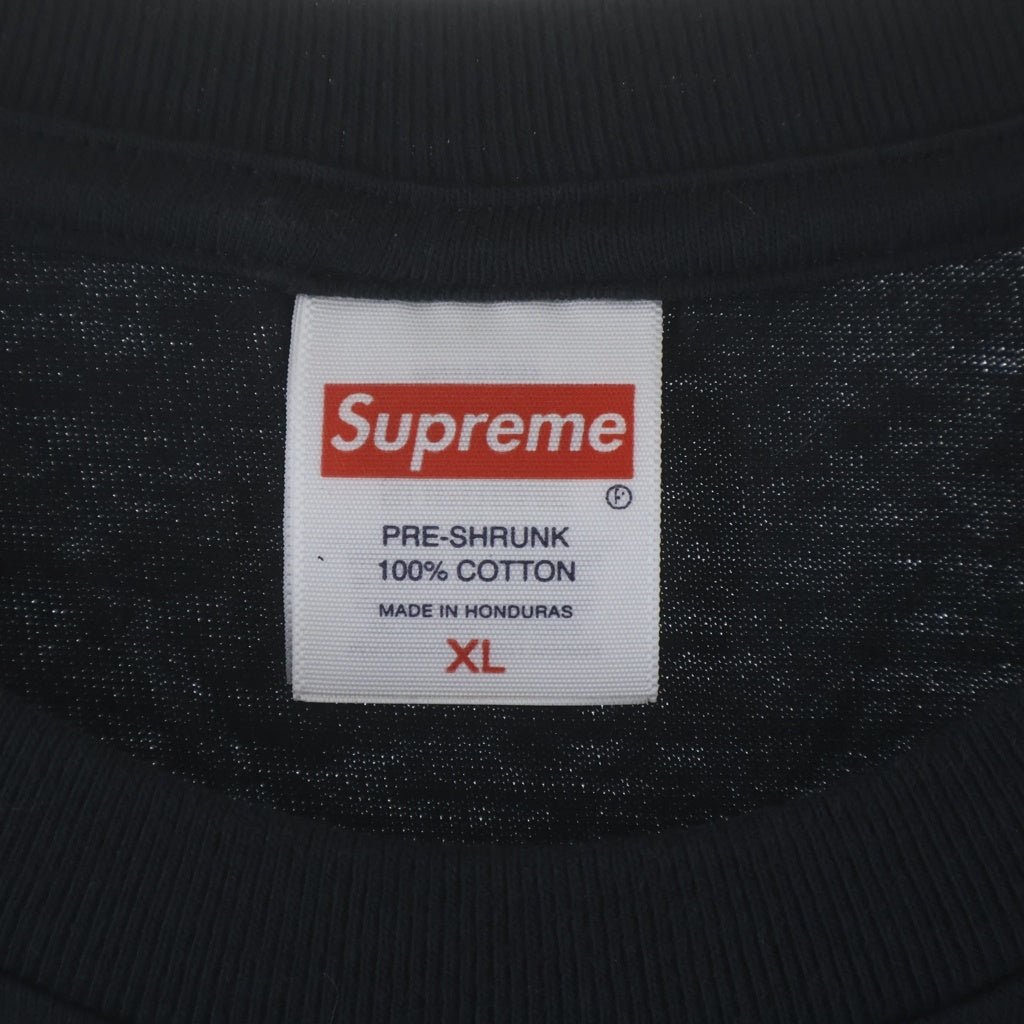 SUPREME(シュプリーム) 25SS Hardcore Tee ハードコア プリント クルーネック半袖Tシャツ カットソー ブラック