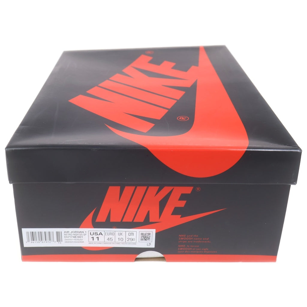 NIKE(ナイキ) AIR JORDAN 1 RETRO HIGH OG NEXT CHAPTER エアジョーダン レトロ ネクストチャプター ハイカットスニーカー レッド US11/29cm DV1748-601