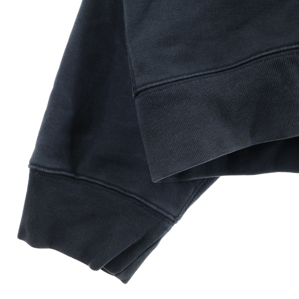 STUSSY(ステューシー) ×STONE WASHED FLEECE ZIP HOODIE ナイキ ストーンウォッシュ加工 ジップアップフリースパーカー フーディー ブラック FJ9175-010