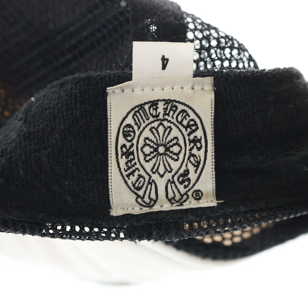 CHROME HEARTS(クロムハーツ) OLD TRUCKER CAP オールド クロスボール トラッカーメッシュキャップ 帽子 ブラック/ホワイト
