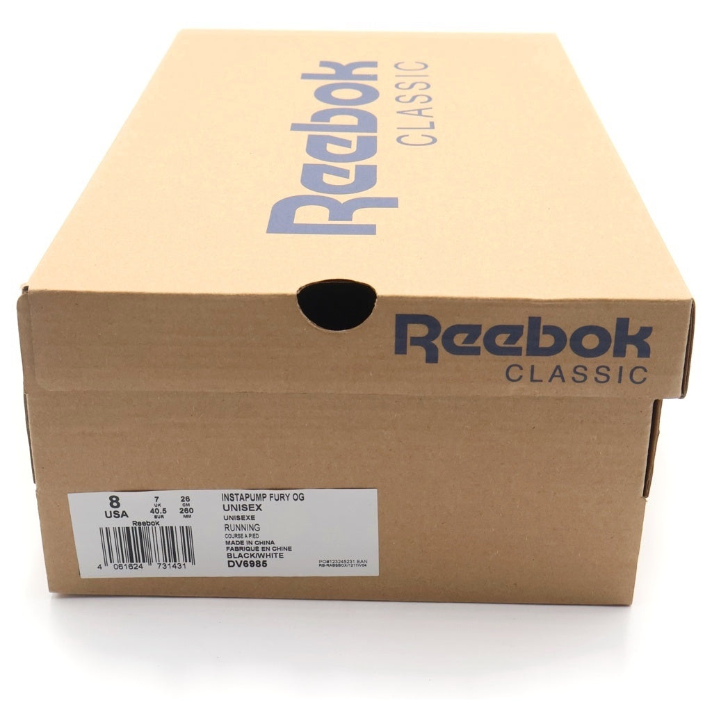 Reebok(リーボック) INSTAPUMP FURY OG インスタポンプフューリー ローカットスニーカー ブラック/ホワイト US8/26cm DV6985