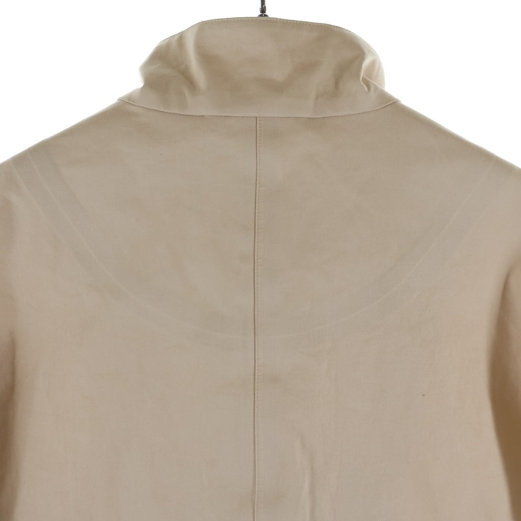 Traditional Weatherwear(トラディショナル ウェザーウェア) 24SS DUDLEY ダドリー カウレザー切り替え ロングコート ベージュ L241APFCO0411SS