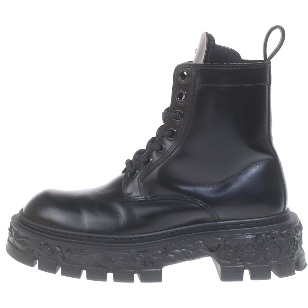 LOUIS VUITTON(ルイヴィトン) LVバロックライン レザー ハイカットブーツ