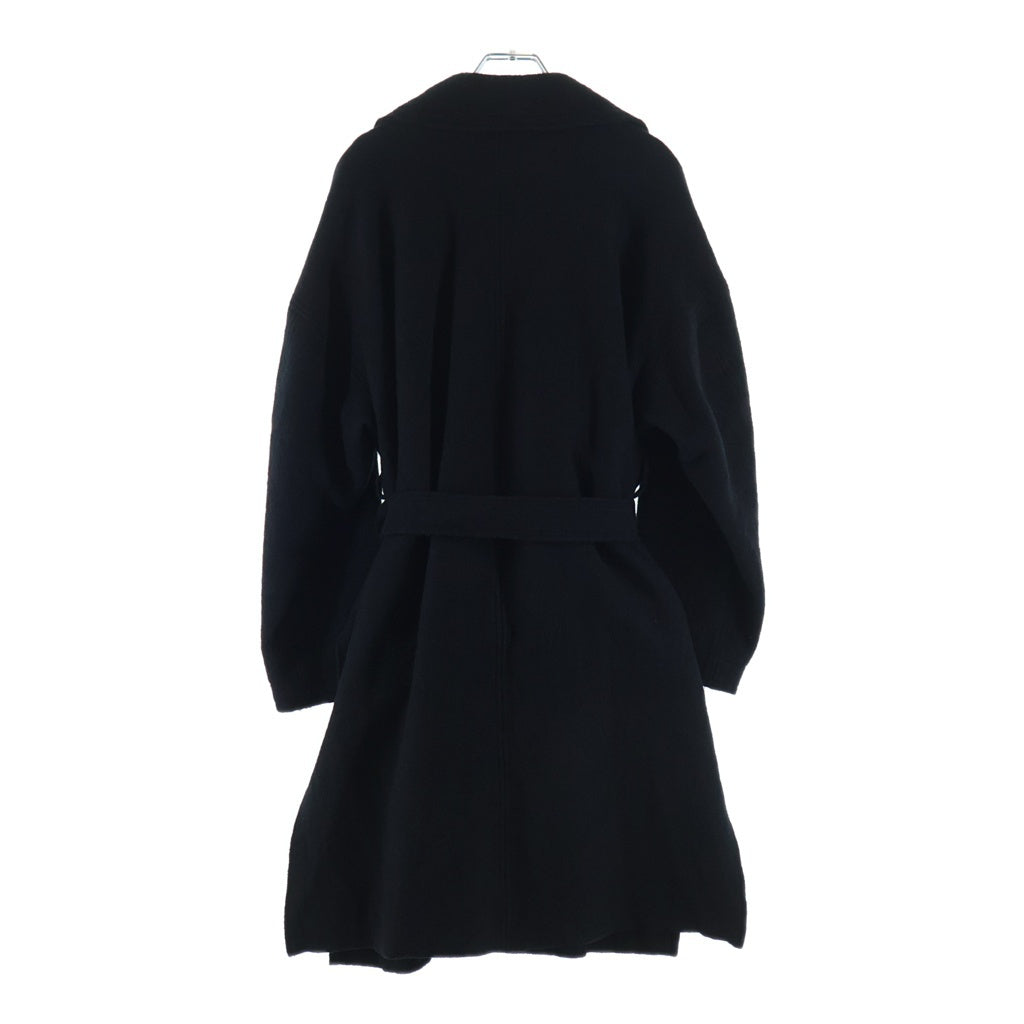 THE VIRIDI-ANNE(ザヴィリジアン) 19AW コットン 縮絨リバーシブルコート ブラック VI-3124-04