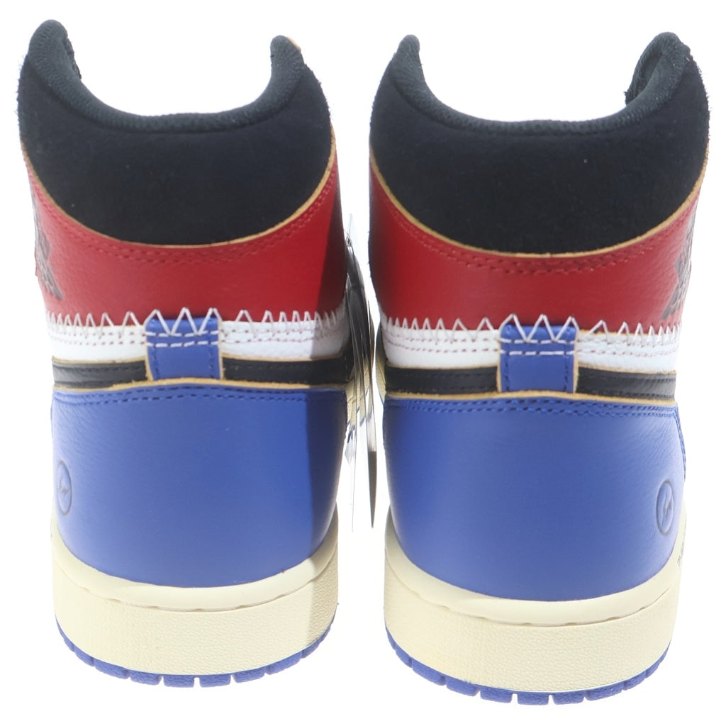 NIKE(ナイキ) ×FRAGMENT DESIGN ×UNION AIR JORDAN 1 HIGH OG フラグメントデザイン ユニオン エアージョーダン ハイカットスニーカー マルチカラー US9/27cm IO7847-002