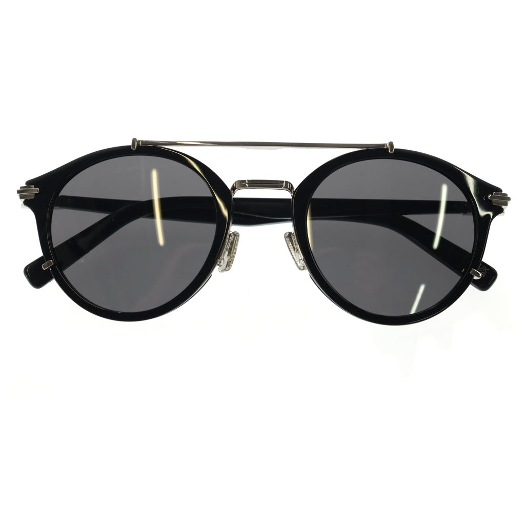 DIOR(ディオール) Blacksuit R7U パントシェイプ メタル ダブルブリッジ サングラス メガネ ブラック TF30636246