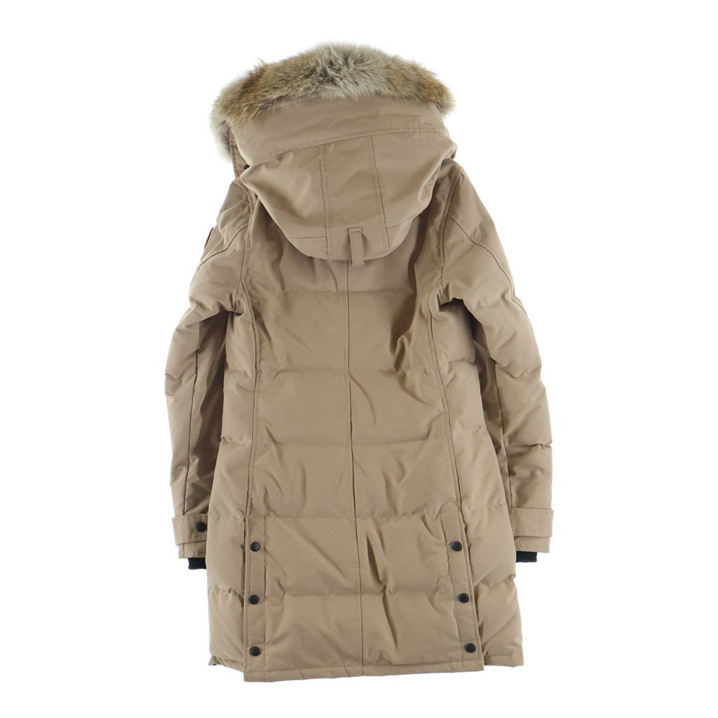 CANADA GOOSE(カナダグース) MACKENZIE マッケンジー ファーフーデッド ダウンジャケット レディース ベージュ 2302JL