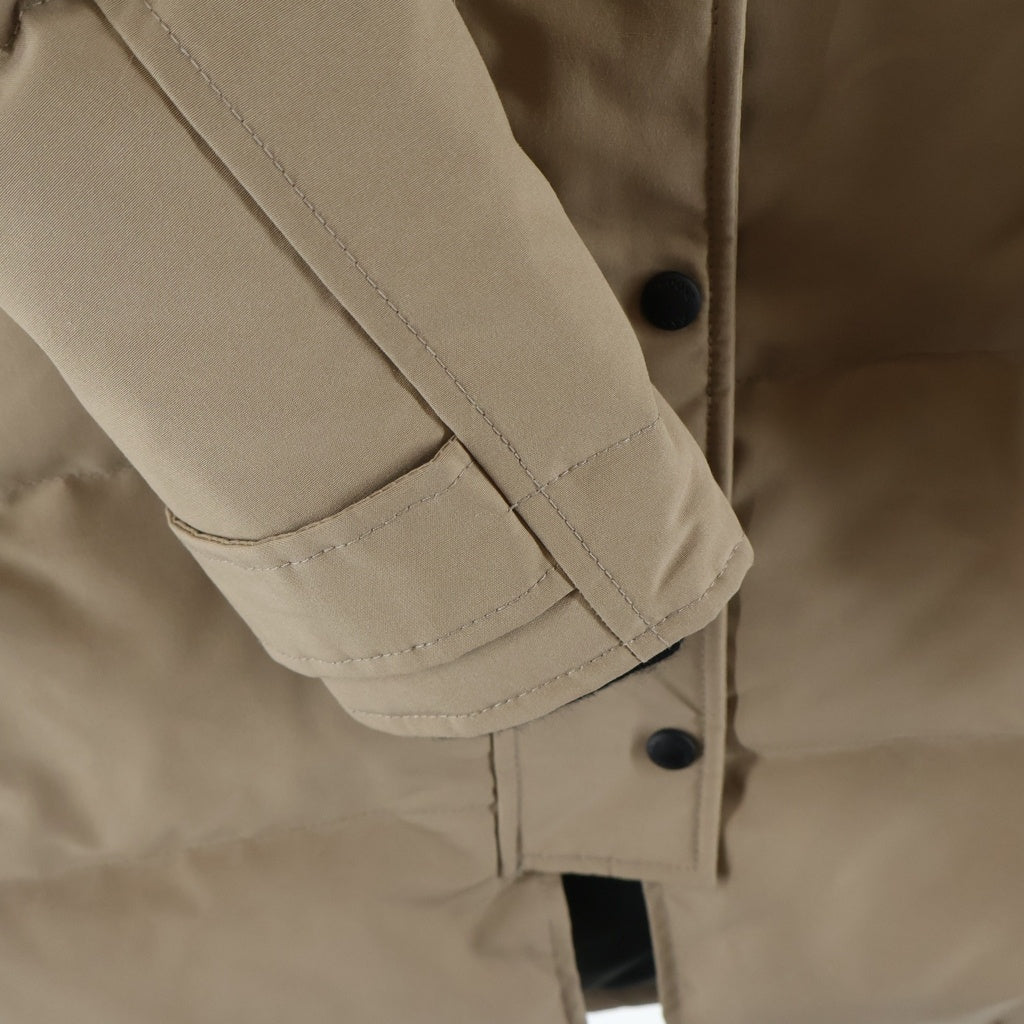 CANADA GOOSE(カナダグース) MACKENZIE マッケンジー ファーフーデッド ダウンジャケット レディース ベージュ 2302JL