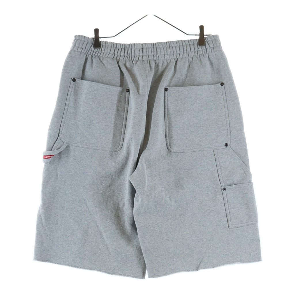 SUPREME(シュプリーム) 26SS Double Knee Painter Sweatshort ダブルニー ペインター スウェットショーツ ハーフパンツ グレー