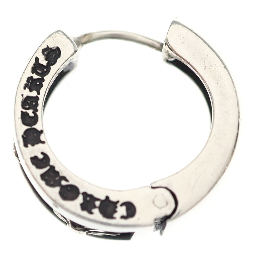 CHROME HEARTS(クロムハーツ) NARROW V-CHX R ナローVバンド CHプラス フープピアス シルバー