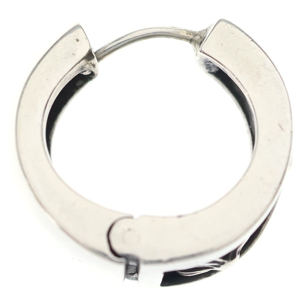CHROME HEARTS(クロムハーツ) NARROW V-CHX R ナローVバンド CHプラス フープピアス シルバー