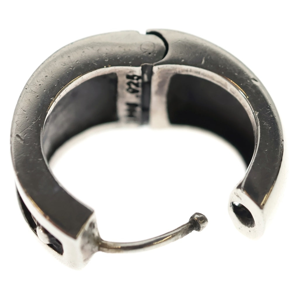 CHROME HEARTS(クロムハーツ) NARROW V-CHX R ナローVバンド CHプラス フープピアス シルバー