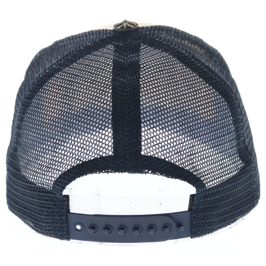 CHROME HEARTS(クロムハーツ) OLD CH TRUCKER CAP オールド CHロゴ メッシュ トラッカーキャップ 帽子 ネイビー/ホワイト