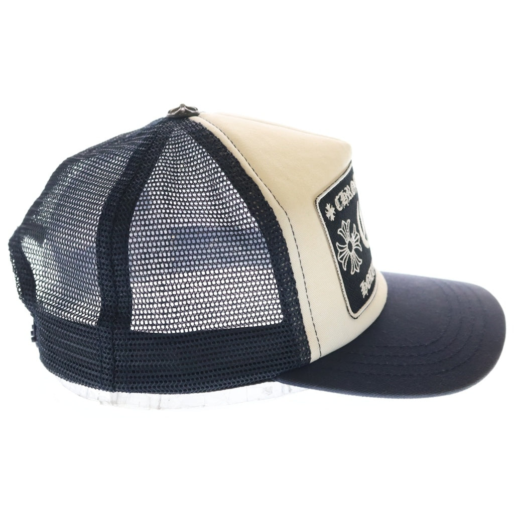 CHROME HEARTS(クロムハーツ) OLD CH TRUCKER CAP オールド CHロゴ メッシュ トラッカーキャップ 帽子 ネイビー/ホワイト