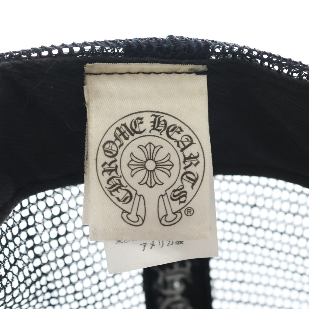 CHROME HEARTS(クロムハーツ) OLD CH TRUCKER CAP オールド CHロゴ メッシュ トラッカーキャップ 帽子 ネイビー/ホワイト