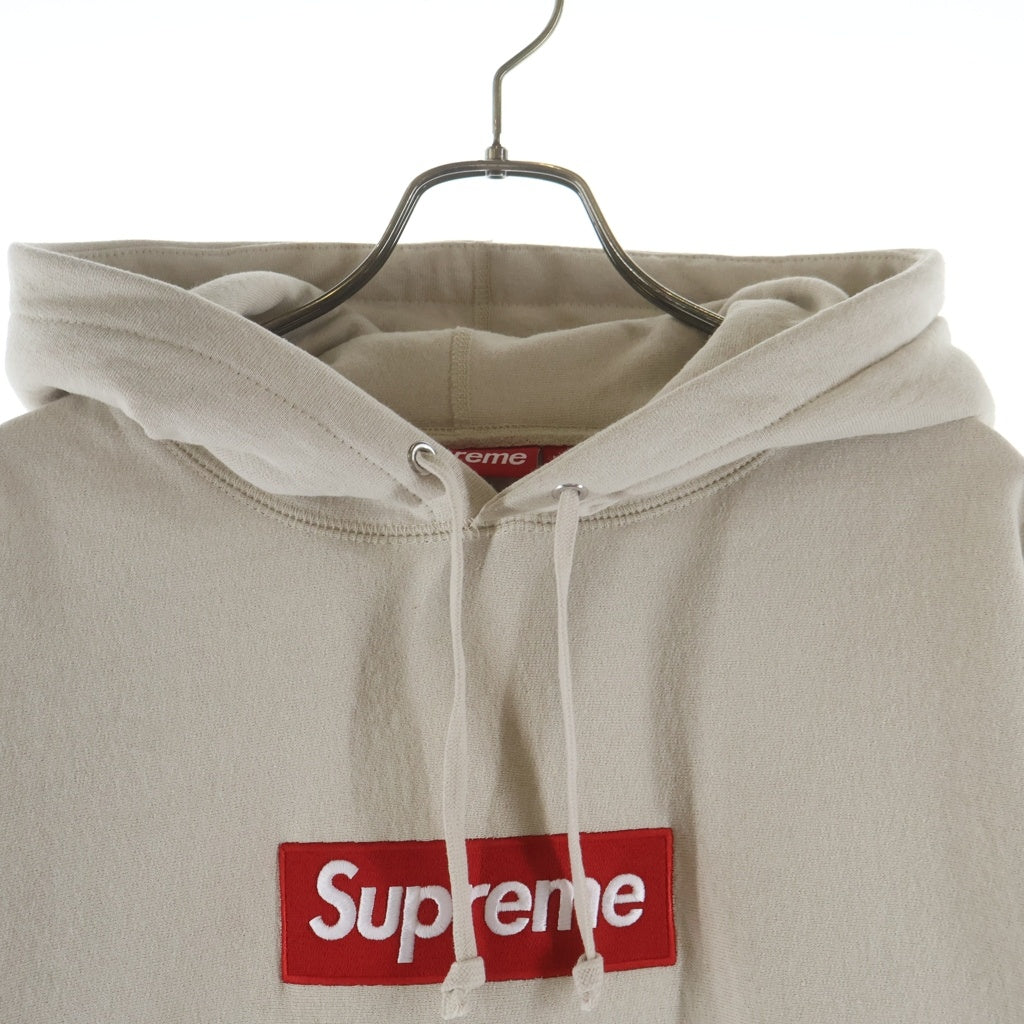 SUPREME(シュプリーム) 24AW Box Logo Hooded Sweatshirt ボックスロゴ プルオーバースウェットパーカー フーディー ベージュ