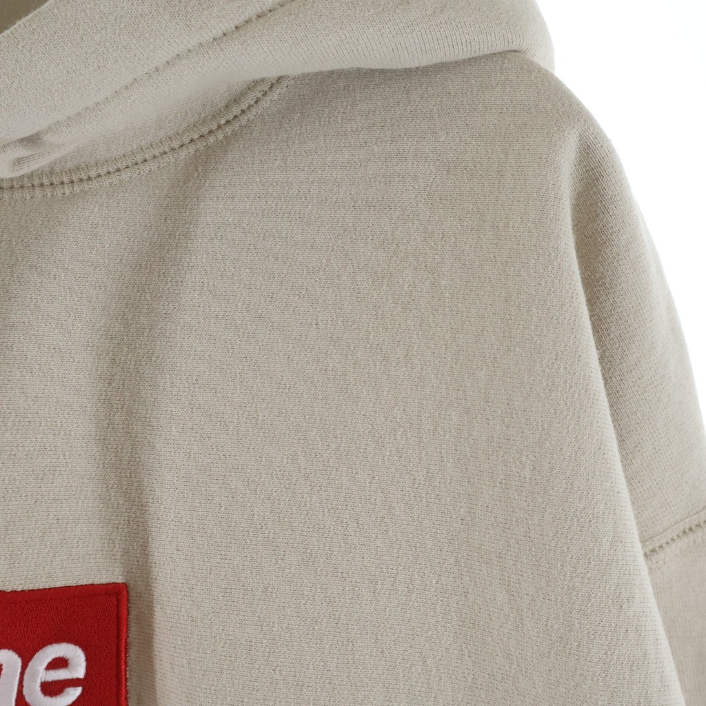 SUPREME(シュプリーム) 24AW Box Logo Hooded Sweatshirt ボックスロゴ プルオーバースウェットパーカー フーディー ベージュ