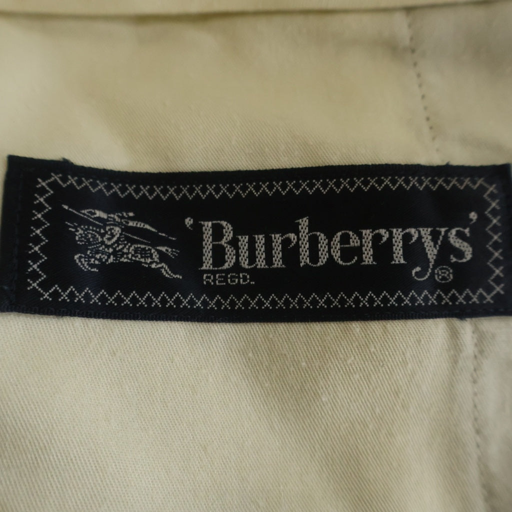 BURBERRYS(バーバリーズ) ウール 金ボタン ダブルテーラードジャケット 4タック スラックスパンツ ベージュ