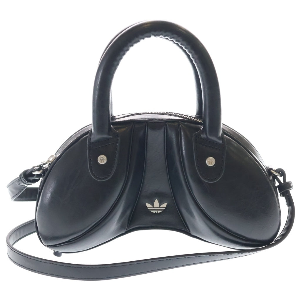 adidas(アディダス) ×AVAVAV MINI SCULPTED BAG アヴァヴァヴ ミニ スカルプテッド 2WAY ショルダーハンドバッグ ブラック KC6667 A43010 レディース