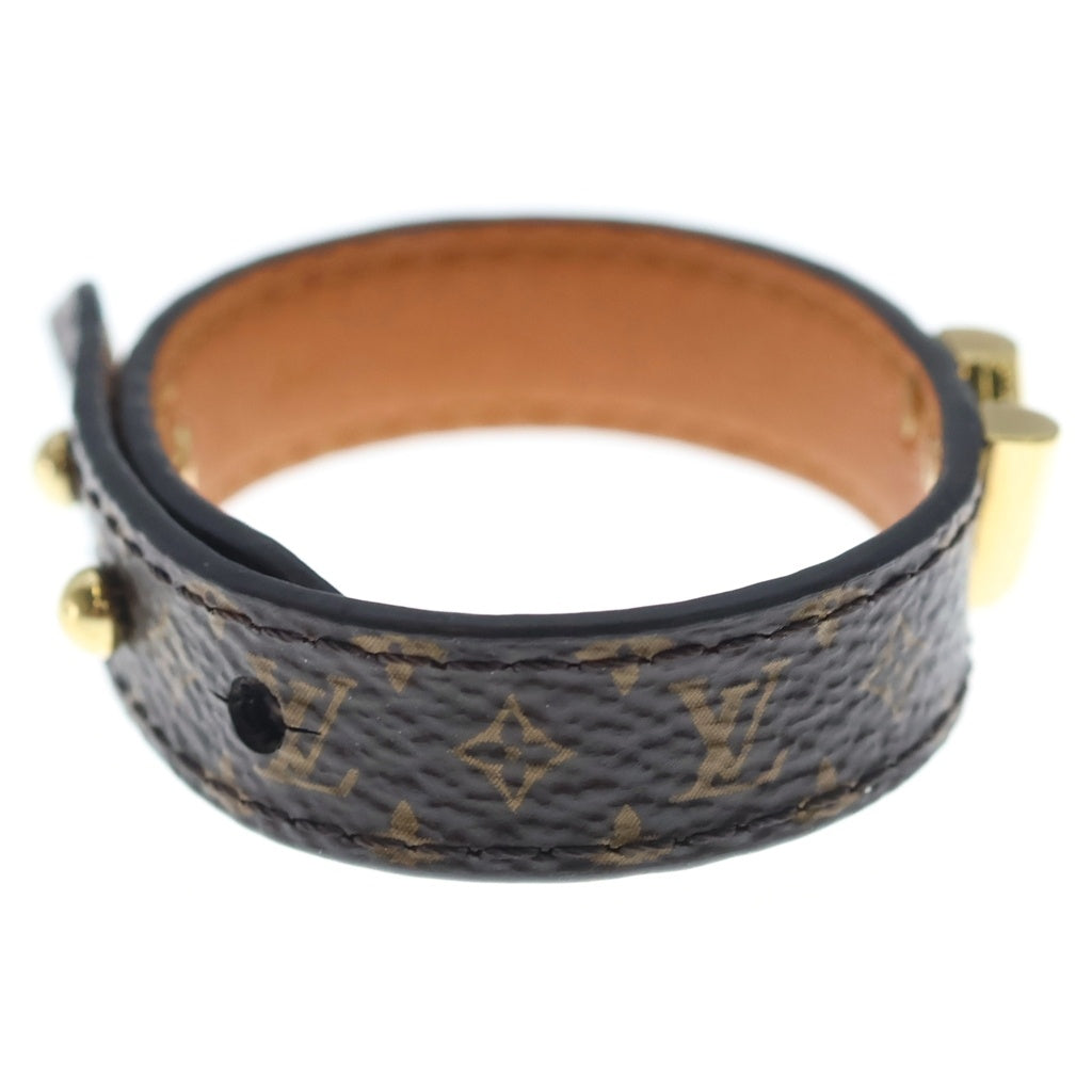 LOUIS VUITTON(ルイヴィトン) ブレスレット エセンシャル V モノグラム レザーブレスレット ブラウン M6042 レディース