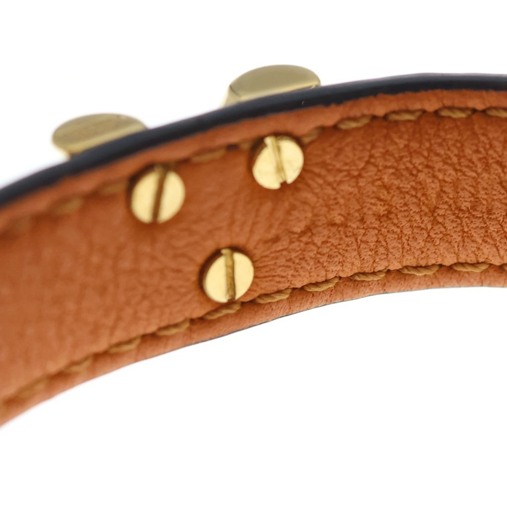 LOUIS VUITTON(ルイヴィトン) ブレスレット エセンシャル V モノグラム レザーブレスレット ブラウン M6042 レディース