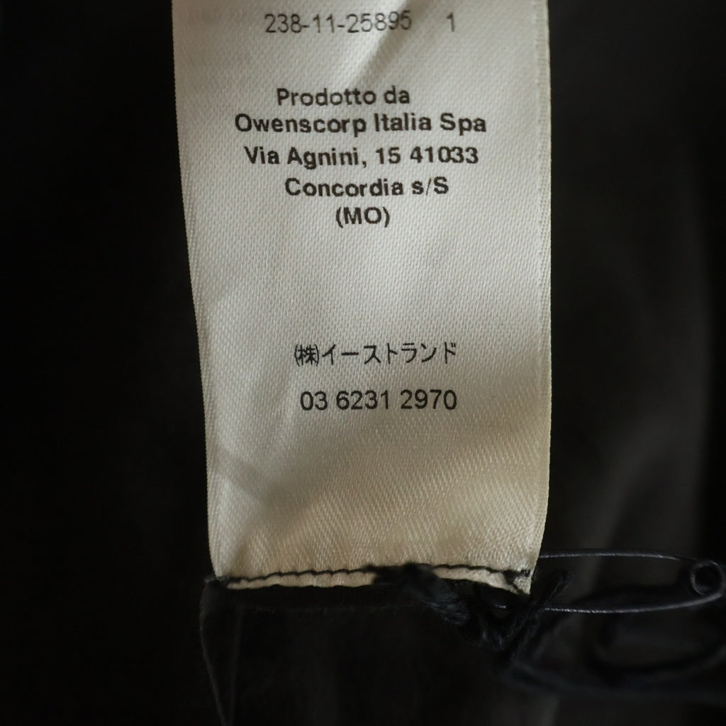 Rick Owens(リックオウエンス) 24AW LARRY FOGPOCKET SHIRT ラリー フォグポケット 長袖シャツ チャコールグレー RU02D6287-FL