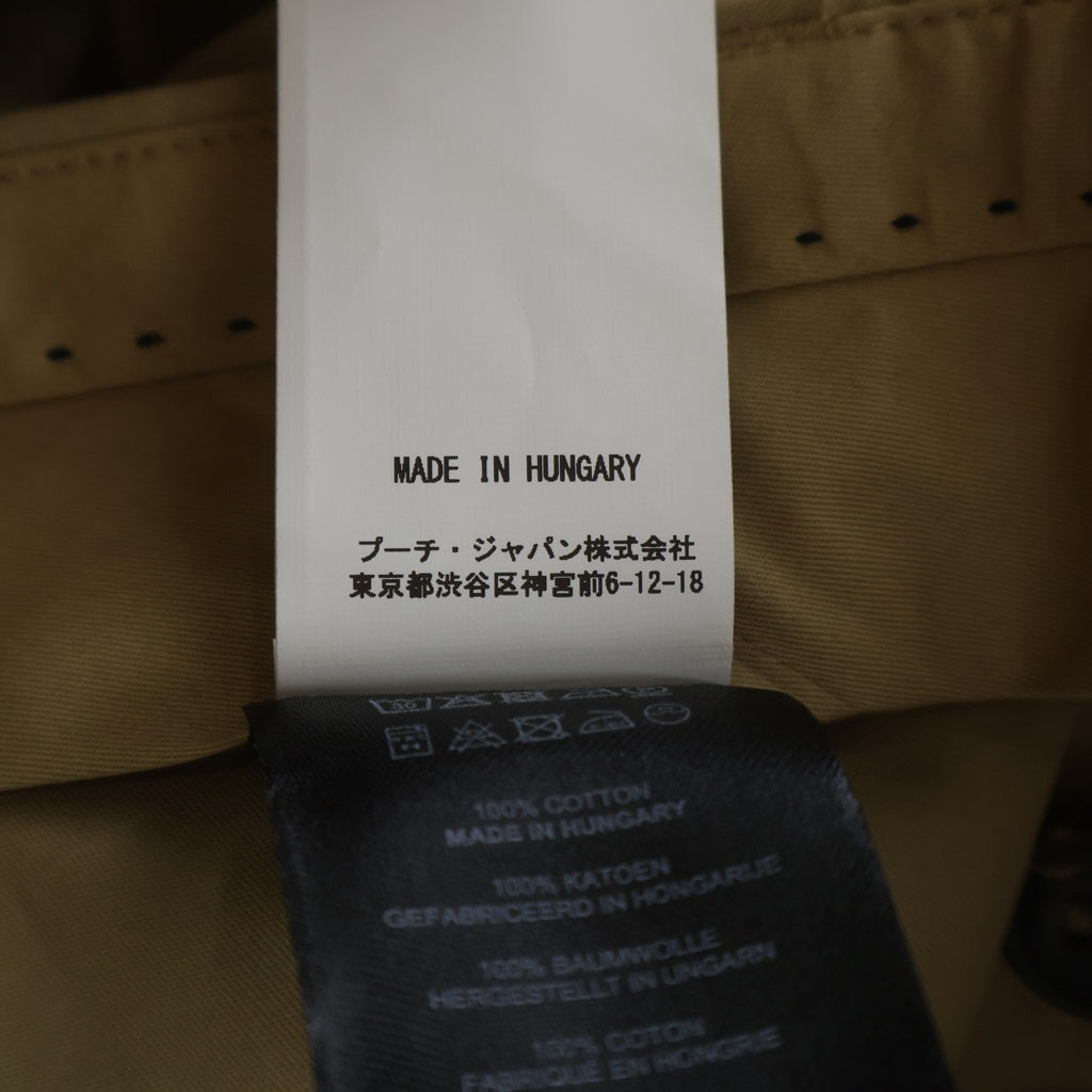 DRIES VAN NOTEN(ドリスヴァンノッテン) 25AW PENRUD 1147 M.W.PANTS ペンラッド コットン ワンタック ストレートパンツ ベージュ 855.020900-1147-103