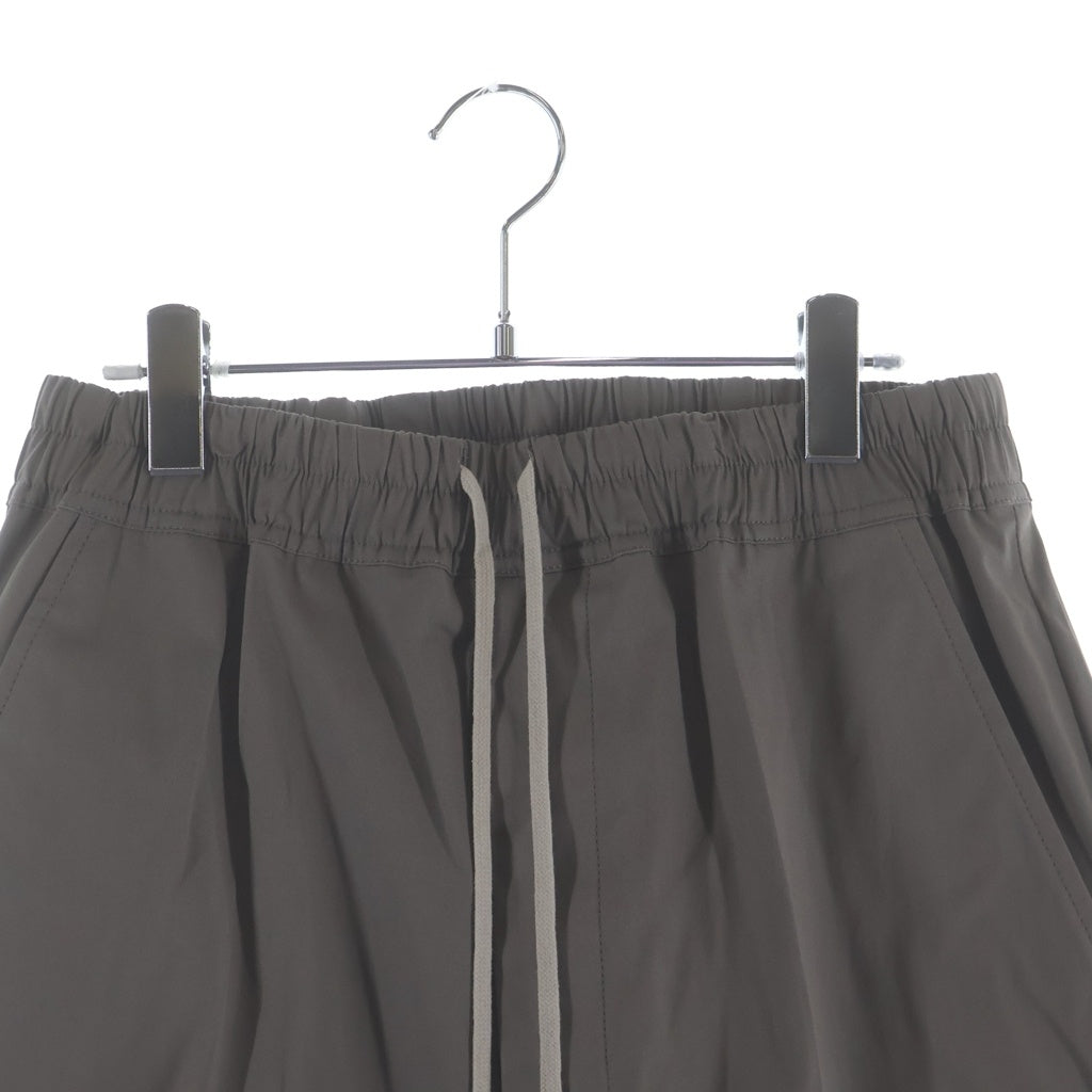 Rick Owens(リックオウエンス) 24SS DRAWSTRING CROPPED ドローストリング クロップド サルエルパンツ チャコールグレー RU01D3381-TE