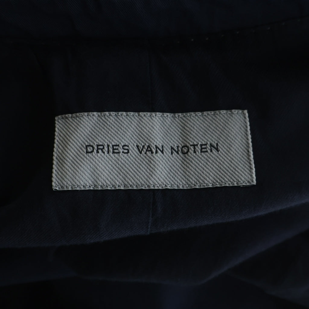 DRIES VAN NOTEN(ドリスヴァンノッテン) BUFORDO GD 1473 M.W.JACKET ブフォルド 製品染め 3B テーラードジャケット ネイビー 855.020407-1473-509