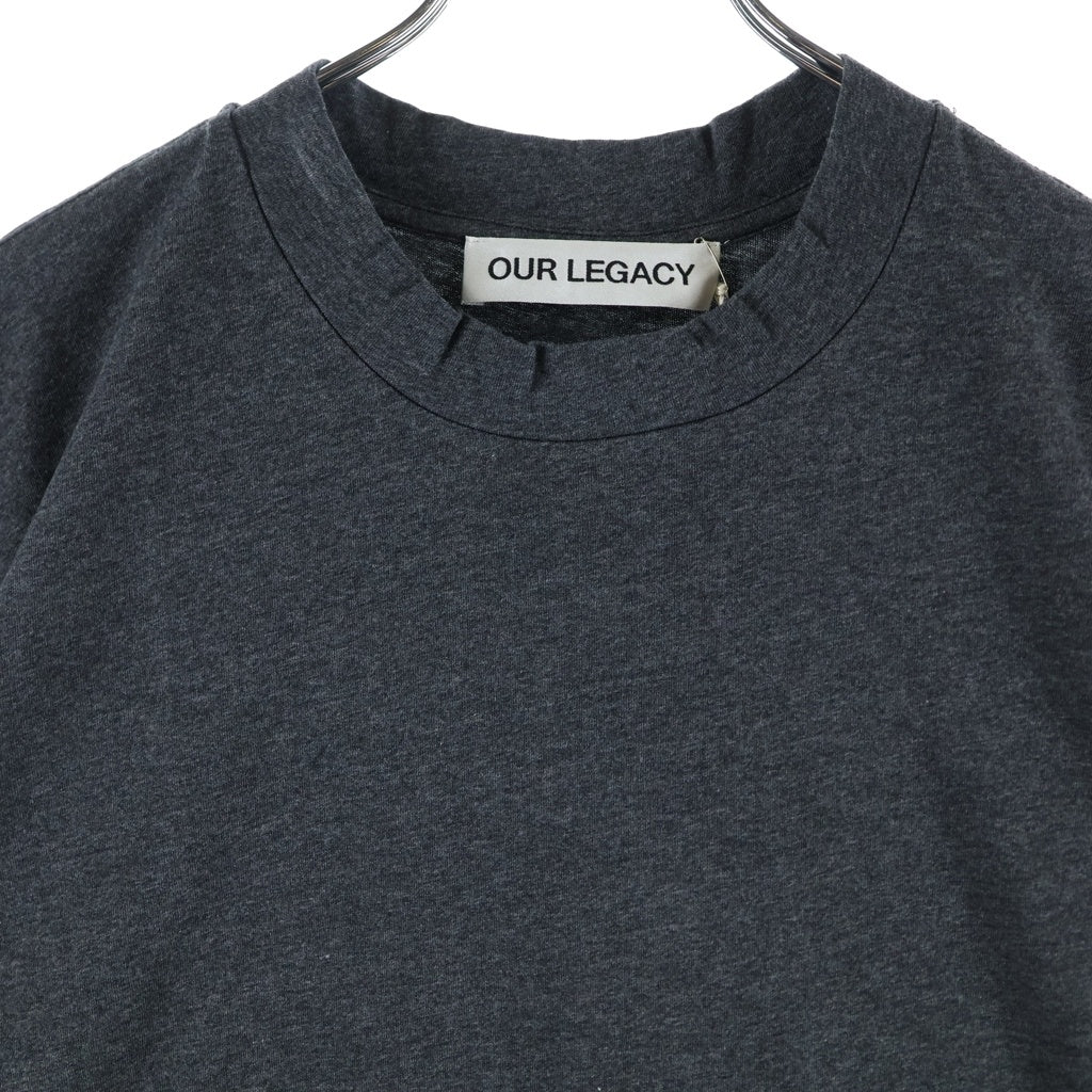 OUR LEGACY(アワーレガシー) BIG T-SHIRT ポルトガル製 コットン クルーネック ビッグ 半袖Tシャツ カットソー ダークグレー M4246BDG