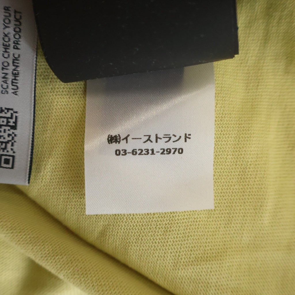 Palm Angels(パームエンジェルス) PALM OASIS TEE L/S 両面プリント クルーネック 長袖Tシャツ カットソー イエロー PMAB051S24FLE001