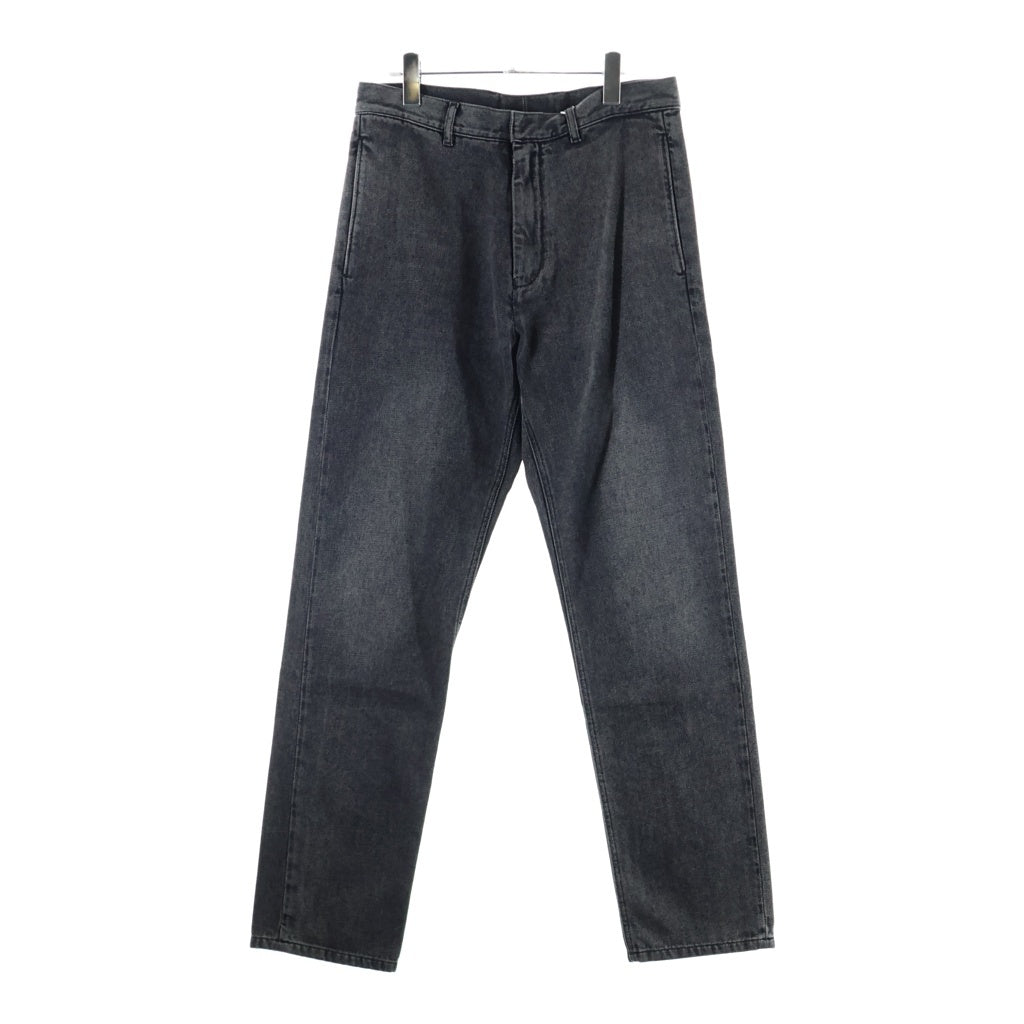 MM6 Maison Margiela(エムエムシックスメゾンマルジェラ) 24SS DENIM PANTS イタリア製 テーパード ジップフライ デニムパンツ ブラック SH2KA0004 M30009