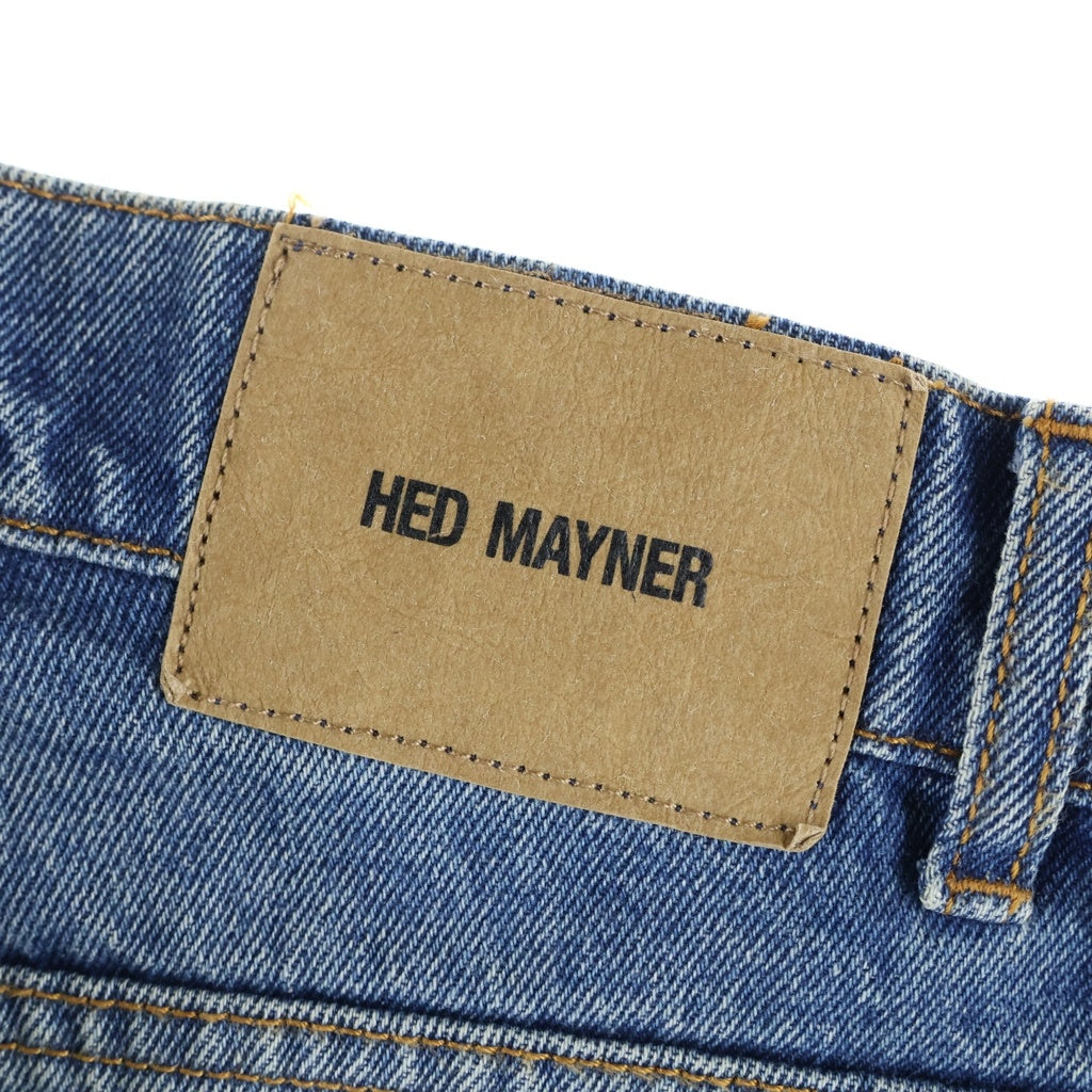 HED MAYNER(ヘドメイナー) 24SS DENIM PANTS イタリア製 テーパード ジップフライ デニムパンツ インディゴ HMMY67009T