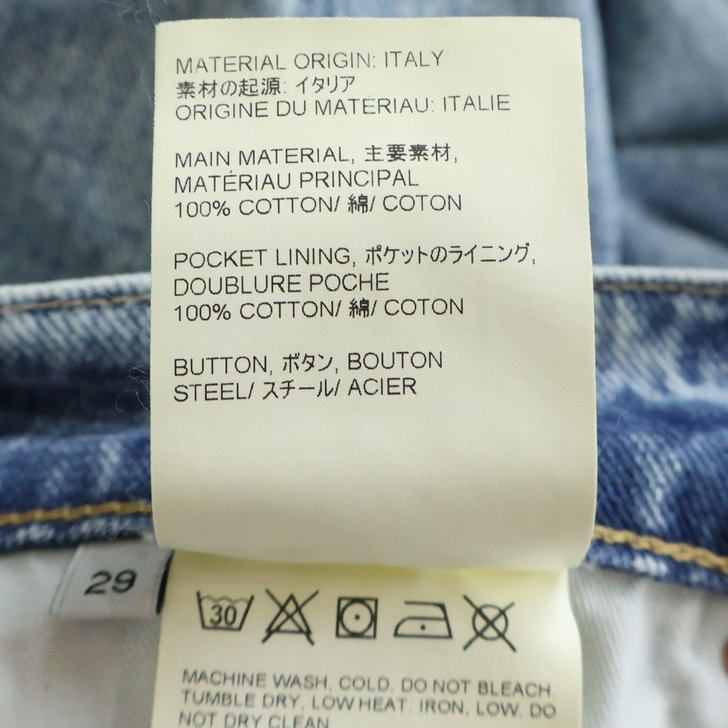 OUR LEGACY(アワーレガシー) 24AW FIRST CUT ファーストカット チョッパーウォッシュ 5ポケット ストレートデニムパンツ インディゴ M2245FH