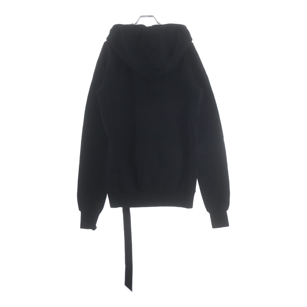 DRKSHDW(ダークシャドウ) 25SS GIMP ZIP SWEAT HOODIE ギンプ スウェット ジップアップパーカー フーディ ブラック DU01E3291-F