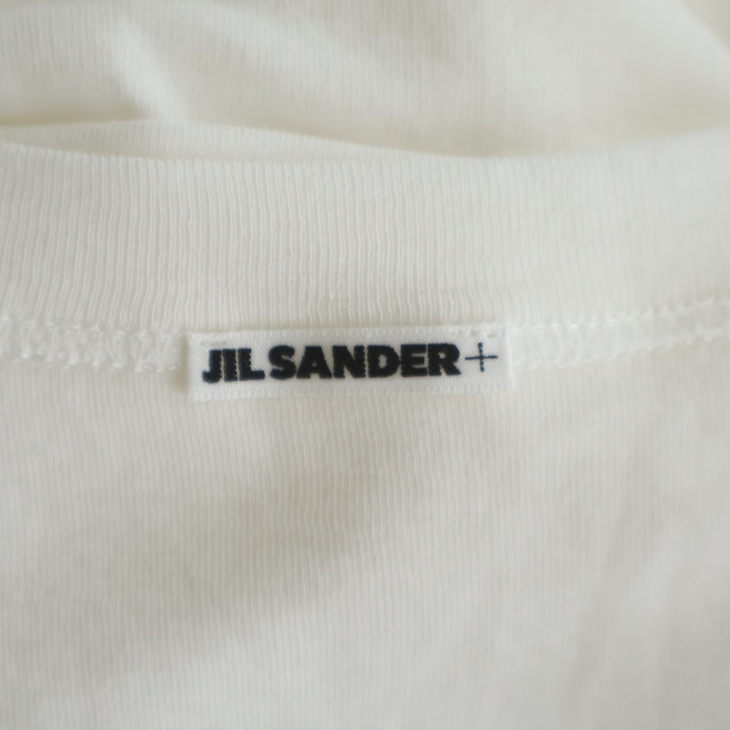 JIL SANDER +(ジルサンダープラス) 24SS KIT T-SHIRT SS 3ピース レイヤードデザイン コットンジャージー クルーネック 半袖Tシャツ タンクトップ カットソー J47FV0103 JTN357